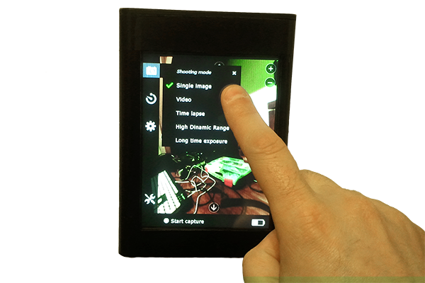 Touch screen interface